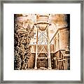 Hollywood Water Tower Framed Print