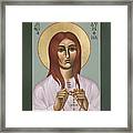 Holy Martyr St Dymphna Of Ireland 086 Framed Print
