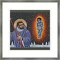 Holy Poet-martyr St Robert Southwell And The Burning Babe 199 Framed Print