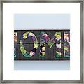 Home Abstract Framed Print