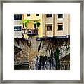 Home Sweet Home On The Ponte Vecchio Framed Print