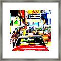 Hong Kong Cabs Framed Print