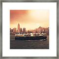 Hong Kong Harbour 01 Framed Print