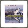 Hope Is A Thing With Feathers - Inspirational Art Framed Print