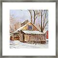 Hope Valley Sugar House Framed Print