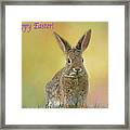 Hoppy Easter Framed Print