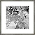 Horse-drawn Canal Boat, C.1960s Framed Print