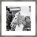 Horse With A Heart Framed Print