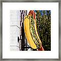 Hot Dogs Framed Print