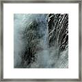 Hot Water Into Cold Makes Steam Framed Print