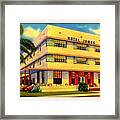 Hotel James, Miami Beach Fl, 1943 Framed Print