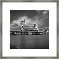 Houghton Portage Bridge Framed Print