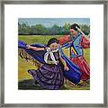 Houma Indian Dance Framed Print