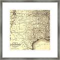 Houston And Texas Central Railroad, 1867 Framed Print