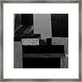 Hues Of Gray Abstract Framed Print