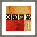 Hugs And Kisses Framed Print