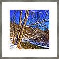 Humber River Winter 7 - Paint Framed Print