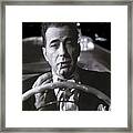 Humphrey Bogart  In A Covertable In A Lonely Place 1949 Framed Print