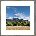 Humphreys Peak From Hart Prairie Framed Print