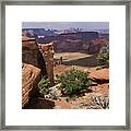 Hunt's Mesa And Monument Valley Framed Print