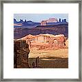 Hunt's Mesa Spotlighting Framed Print