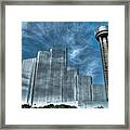 Hyatt Regency Dallas And Reunion Tower Framed Print