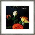 I Saw That You Were Perfect Framed Print