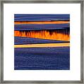 Ice Abstract #8348 Framed Print