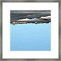 Ice And Still Water Four Framed Print