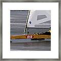Ice Boat - Madison - Wisconsin Framed Print