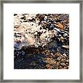 Ice In The Stream Two Framed Print