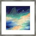 Ice Mountain Sunrise Framed Print