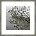 Ice On Water 1 Framed Print