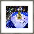 Ice Skating Rink  Ppg Place Framed Print