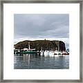 Iceland Fisherman Harbor Framed Print