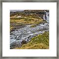 Iceland Fjord Framed Print