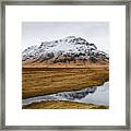 Icelandic Mountain Landscape Framed Print