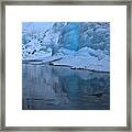 Icy Blue Tranquility Framed Print