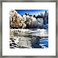 Icy Creek Framed Print