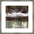 Icy Reflections Framed Print