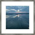 Icy Sunrise Framed Print