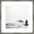 If Sharks Could Fly Framed Print