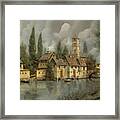 Il Borgo Sul Fiume Framed Print