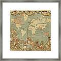 Imperial Map Framed Print