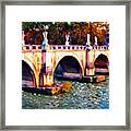 Impressionist Bridge Framed Print