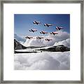 In Formation With Xh558 Framed Print