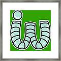Inchworm Logo Framed Print