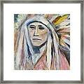 Indian Chief Framed Print