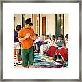 Indian Market Framed Print