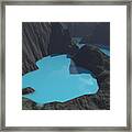 Indonesian Crater Lakes Framed Print